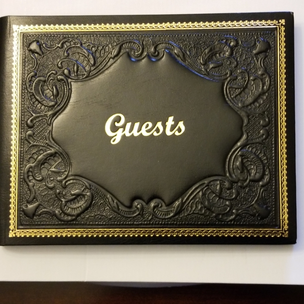 Italian Leather Guest Books